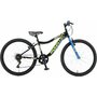 Bicicleta Copii Booster 2023 Plasma - 24 Inch, Negru-Albastru - 1