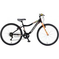 Bicicleta Copii Booster 2023 Plasma - 24 Inch, Negru-Portocaliu
