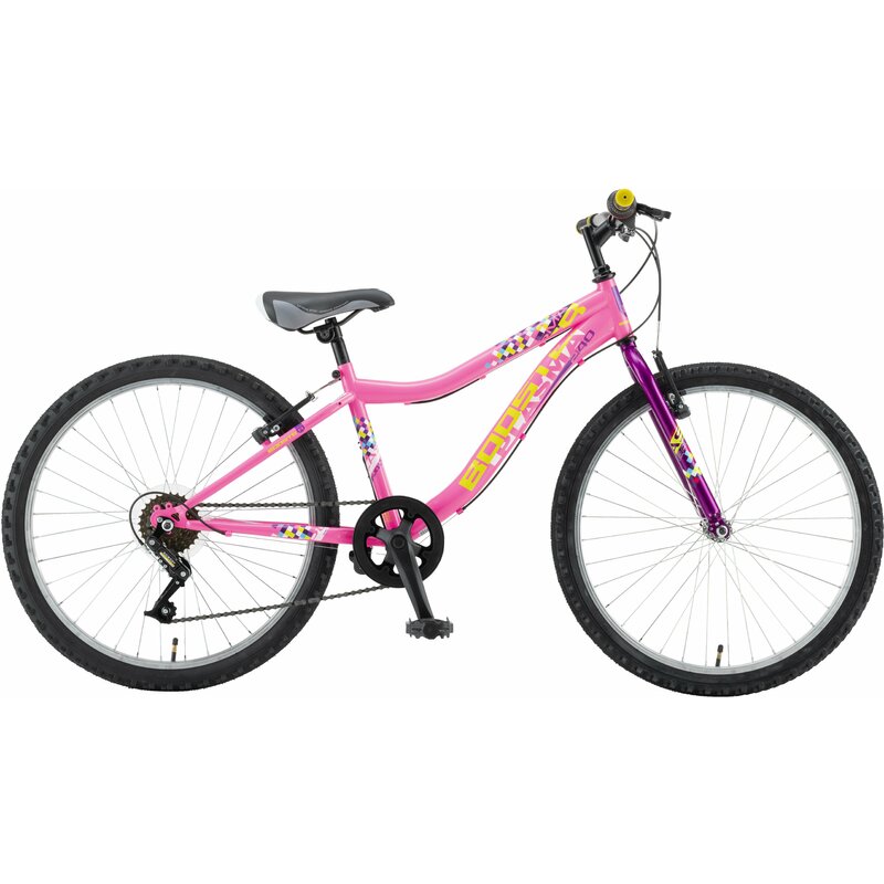 Bicicleta Copii Booster 2023 Plasma - 24 Inch, Roz