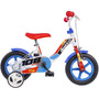 Bicicleta copii Dino Bikes 10' 108 Sport alb si albastru cu frana - 1