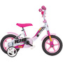 Bicicleta copii Dino Bikes 10' 108 Sport alb si roz - 1