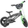 Bicicleta copii Dino Bikes 12' BMX negru si verde - 1