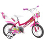 Bicicleta copii Dino Bikes 12' Flappy fuchsia - 1