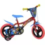 Bicicleta cu pedale, Dino Bikes, Paw Patrol, Cu roti ajutatoare, 12 inch, Pana la 40 kg, 3 ani+, Multicolor - 1