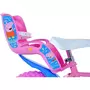 Bicicleta cu pedale, Dino Bikes, Purcelusa Peppa, Cu roti ajutatoare, Cu cosulet frontal, Cu scaunel pentru papusa, 12 inch, Pana la 40 kg, 3 ani+, Multicolor - 10