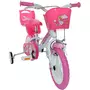 Bicicleta cu pedale, Dino Bikes, Unicorn, Cu roti ajutatoare, Cu cosulet frontal, Cu cosulet pentru papusi, 12 inch, Pana la 40 kg, 3 ani+, Multicolor - 9