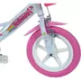 Bicicleta cu pedale, Dino Bikes, Unicorn, Cu roti ajutatoare, Cu cosulet frontal, Cu cosulet pentru papusi, 12 inch, Pana la 40 kg, 3 ani+, Multicolor - 13