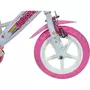 Bicicleta cu pedale, Dino Bikes, Unicorn, Cu roti ajutatoare, Cu cosulet frontal, Cu cosulet pentru papusi, 12 inch, Pana la 40 kg, 3 ani+, Multicolor - 15