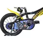 Bicicleta cu pedale, Dino Bikes, Batman, Cu roti ajutatoare, 14 inch, Pana la 50 kg, 4 ani+, Multicolor - 4