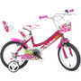 Bicicleta copii Dino Bikes 14' Flappy fuchsia - 1