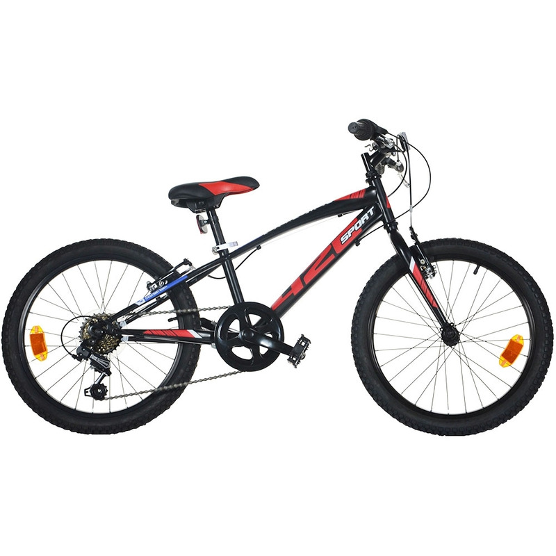 Bicicleta copii Dino Bikes 20\' MTB baieti Sport negru cu 6 viteze