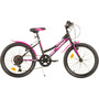 Bicicleta copii Dino Bikes 20' MTB fete Sport negru cu 6 viteze - 1