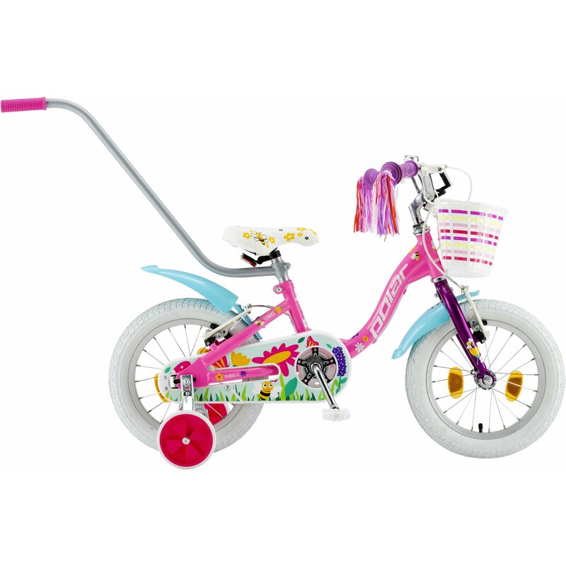 Bicicleta Copii Polar 2023 Summer - 14 Inch, Roz-Albastru