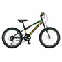 Bicicleta Copii Polar Sonic - 20 Inch, Negru-Verde - 1