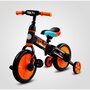 Bicicleta cu sau fara pedale si roti ajutatoare Sun Baby Molto 014 Orange - 3