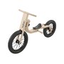 Bicicleta de balans fara pedale 3 in 1 pentru copii, lemn natur, leg&go - 1