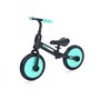 Lorelli - Bicicleta de echilibru 2in1, RUNNER cu pedale si roti auxiliare, Black & Turquoise - 2
