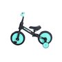Lorelli - Bicicleta de echilibru 2in1, RUNNER cu pedale si roti auxiliare, Black & Turquoise - 6