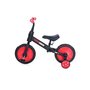 Lorelli - Bicicleta de echilibru 2in1, RUNNER cu pedale si roti auxiliare, Red - 6