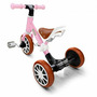 Bicicleta de echilibru 3 in 1 cu pedale pentru copii Ecotoys LC-V1322 - Roz - Resigilat - 1