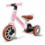 Bicicleta de echilibru 3 in 1 cu pedale pentru copii Ecotoys LC-V1322 - Roz - Resigilat - 2