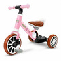 Bicicleta de echilibru 3 in 1 cu pedale pentru copii Ecotoys LC-V1322 - Roz - Resigilat - 4