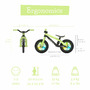 Bicicleta de echilibru, Chillafish, BMXie Glow, Cu spite luminoase, Cu sa reglabila, Greutatate 3.8 Kg, 12 inch, Pentru 2 - 5 ani, Pistachio - 4