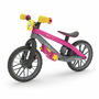 Bicicleta de echilibru, Chillafish, BMXie Moto, Cu suruburi si surubelnita pentru copii, Cu sunete reale Vroom Vroom, Cu sa reglabila, Greutatate 3.8 Kg, 12 inch, Pentru 2 - 5 ani, Pink
