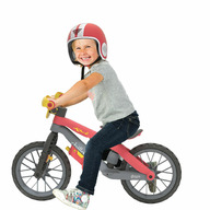 Bicicleta de echilibru, Chillafish, BMXie Moto, Cu suruburi si surubelnita pentru copii, Cu sunete reale Vroom Vroom, Cu sa reglabila, Greutatate 3.8 Kg, 12 inch, Pentru 2 - 5 ani, Red