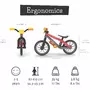 Bicicleta de echilibru, Chillafish, BMXie Moto, Cu suruburi si surubelnita pentru copii, Cu sunete reale Vroom Vroom, Cu sa reglabila, Greutatate 3.8 Kg, 12 inch, Pentru 2 - 5 ani, Red - 5