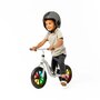 Bicicleta de echilibru, Chillafish, Charlie Glow, Usoara, Cu ghidon si sa reglabile, Cu spite luminoase, Greutate 2.5 Kg, Cu roti din spuma EVA, 10 inch, Pentru 18-48 luni, Beige - 2