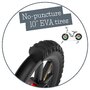 Bicicleta de echilibru, Chillafish, Charlie Glow, Usoara, Cu ghidon si sa reglabile, Cu spite luminoase, Greutate 2.5 Kg, Cu roti din spuma EVA, 10 inch, Pentru 18-48 luni, Beige - 6