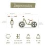 Bicicleta de echilibru, Chillafish, Charlie Lux, Usoara, Cu ghidon si sa reglabile, Greutate 3.2 kg, Cu roti din spuma EVA, 12 inch, Pentru 24-60 luni, Olive - 3