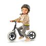 Bicicleta de echilibru, Chillafish, Charlie, Usoara, Cu ghidon si sa reglabile, Greutate 2.5 Kg, Cu roti din spuma EVA, 10 inch, Pentru 18-48 luni, Black - 2
