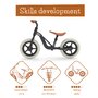 Bicicleta de echilibru, Chillafish, Charlie, Usoara, Cu ghidon si sa reglabile, Greutate 2.5 Kg, Cu roti din spuma EVA, 10 inch, Pentru 18-48 luni, Black - 11