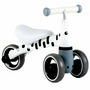 Bicicleta de echilibru, cu 3 roti, pentru interior / exterior, Ecotoys, Zebra, pentru copii, 12 - 36 luni, sarcina maxima 20 kg - 4