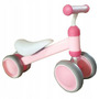 Bicicleta de echilibru, cu roti duble, pentru interior / exterior, Ecotoys, Roz, pentru copii, 18 - 36 luni, sarcina maxima 20 kg - 5