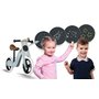 Bicicleta de echilibru din lemn pentru copii, scaun din spuma, roti 12 inchi, Ricokids, Veltino, 7618, Albastra - 5