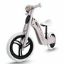 Bicicleta de echilibru din lemn pentru copii, scaun din spuma, roti 12 inchi, Ricokids, Veltino, 7619, Roz - 4