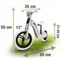 Bicicleta de echilibru din lemn pentru copii, scaun din spuma, roti 12 inchi, Ricokids, Veltino, 7619, Roz - 6