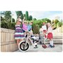 Bicicleta de echilibru din lemn pentru copii, scaun din spuma, roti 12 inchi, Ricokids, Veltino, 7619, Roz - 8