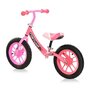 Lorelli - Bicicleta de echilibru, Fortuna Air, 2-5 Ani, 12 inch, anvelope cu camera, jante cu leduri, Light & Dark Pink - 2