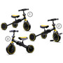 Bicicleta de echilibru pliabila pentru copii, multifunctionala, 3in1, Tiny Bike, Yellow - 2