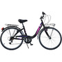 Bicicleta Dino Bikes 24' City Summertime negru - 1