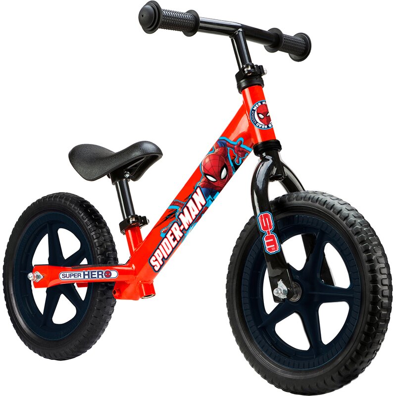 Seven - bicicleta fara pedale , spiderman, rosu