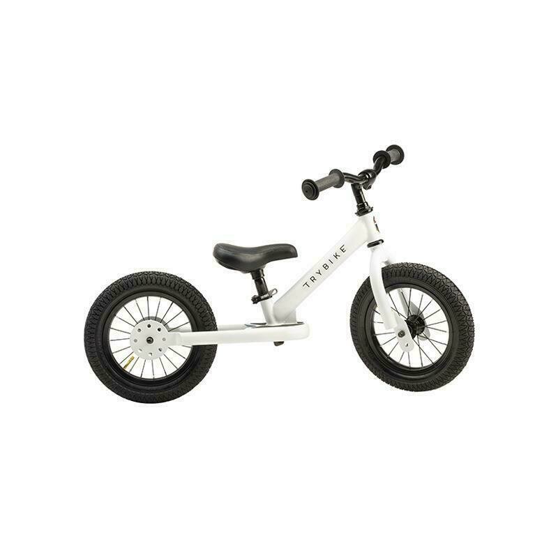 Trybike - bicicleta fara pedale, 12 , 2 in 1, alb