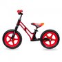 Bicicleta fara pedale cu cadru din magneziu Kidwell COMET - Black Red - 2