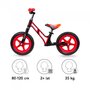 Bicicleta fara pedale cu cadru din magneziu Kidwell COMET - Black Red - 4