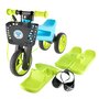 Bicicleta fara pedale Funny Wheels Rider YETTI SUPERPACK 3 in 1 Blue/Lime - 1