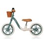 Bicicleta fara pedale, Lionelo, Alex Plus, Usoara, Cu ghidon si sa reglabile, Include cos depozitare si sonerie, Din otel, Cu roti din spuma EVA, 12 inch, Green Forest - 4